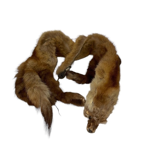 Vintage  AMY Mink Real Fur Hat and Shall main image 13